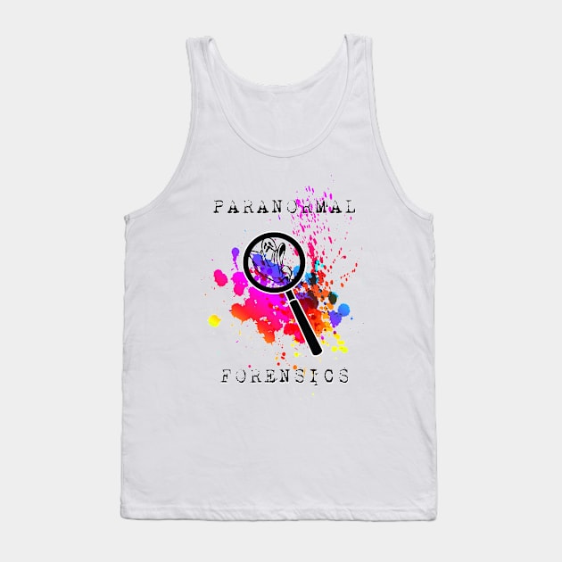 Paranormal Forensics Tank Top by hauntedworldofcwofficial